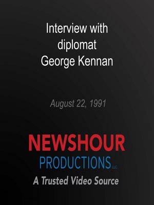 cover image of Interview with diplomat George Kennan